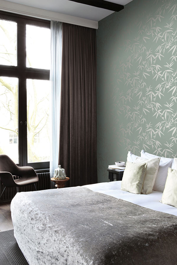 guadua-green-bamboo-leaves-wallpaper-york-wallcoverings-dd347736 - York Wallpaper Wallpaper