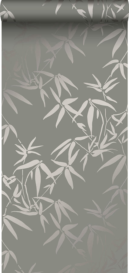 guadua-grey-bamboo-leaves-wallpaper-york-wallcoverings-dd347739 - York Wallcoverings Wallpaper