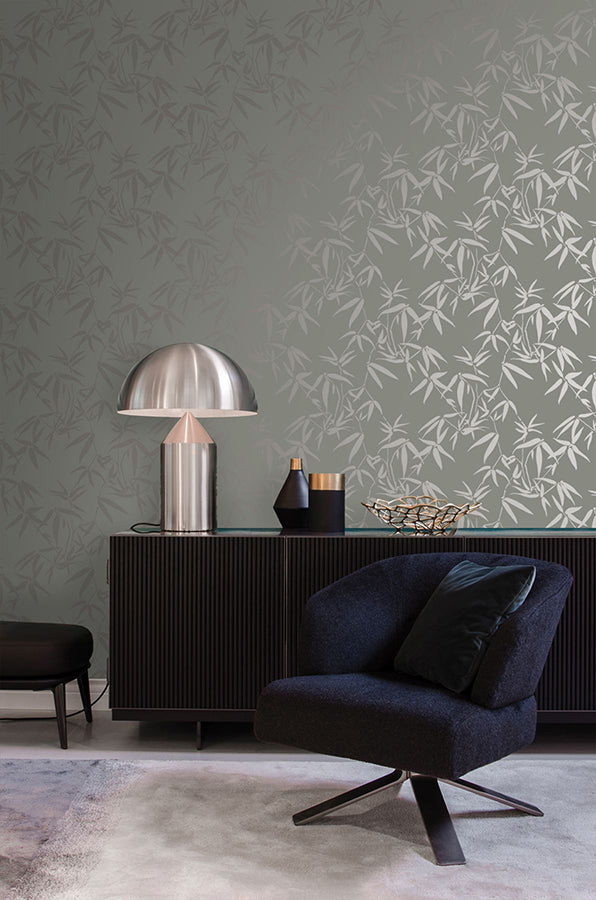 guadua-grey-bamboo-leaves-wallpaper-york-wallcoverings-dd347739 - York Wallcoverings Wallpaper