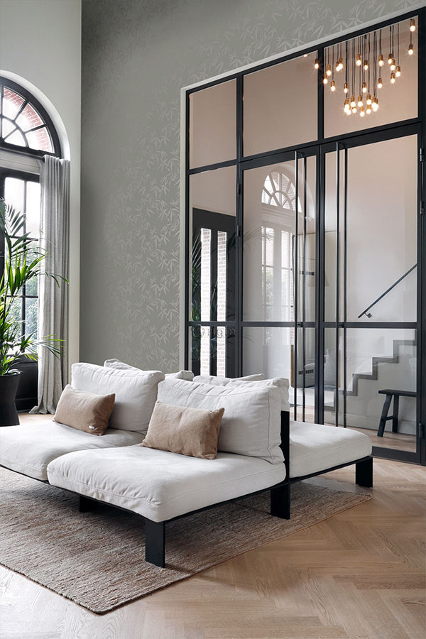 guadua-grey-bamboo-leaves-wallpaper-york-wallcoverings-dd347739 - York Wallcoverings Wallpaper