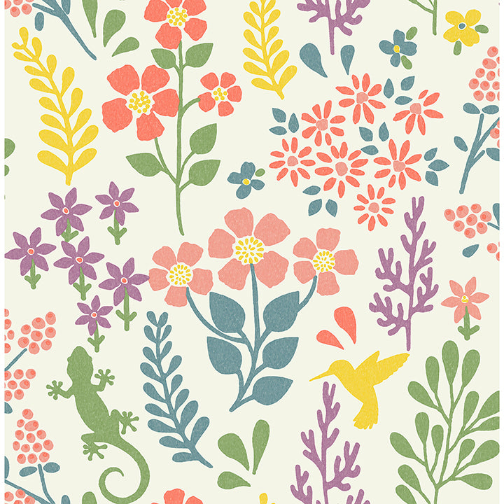 karina-multicolor-meadow-wallpaper-york-wallcoverings-2980-26172 - York Wallpaper Wallpaper