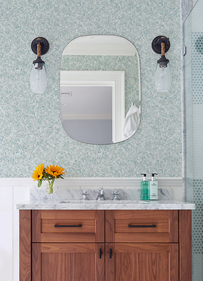 hepworth-blue-texture-wallpaper-york-wallcoverings-2980-26180 - York Wallcoverings Wallpaper