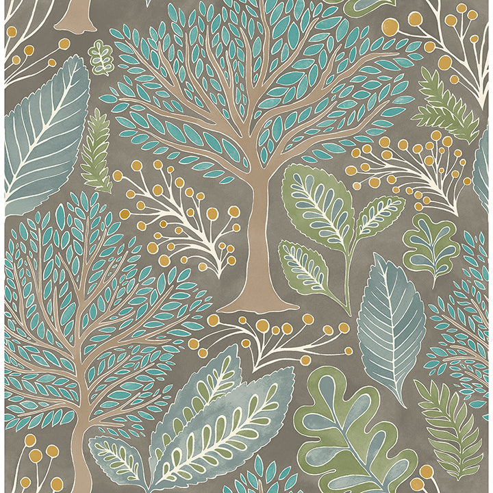 kiah-taupe-forest-wallpaper-york-wallcoverings-2980-26182 - York Wallpaper Wallpaper