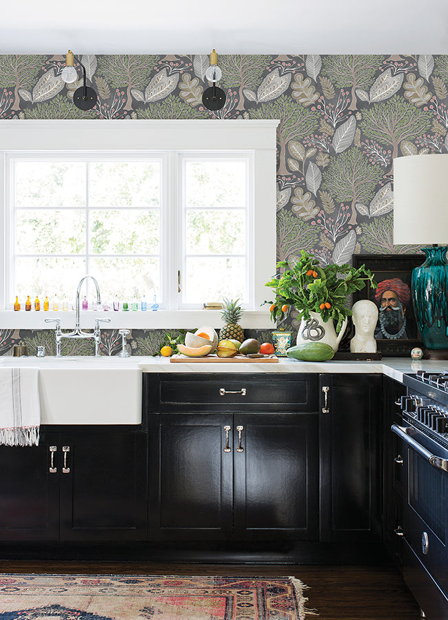kiah-grey-forest-wallpaper-york-wallcoverings-2980-26183 - York Wallcoverings Wallpaper