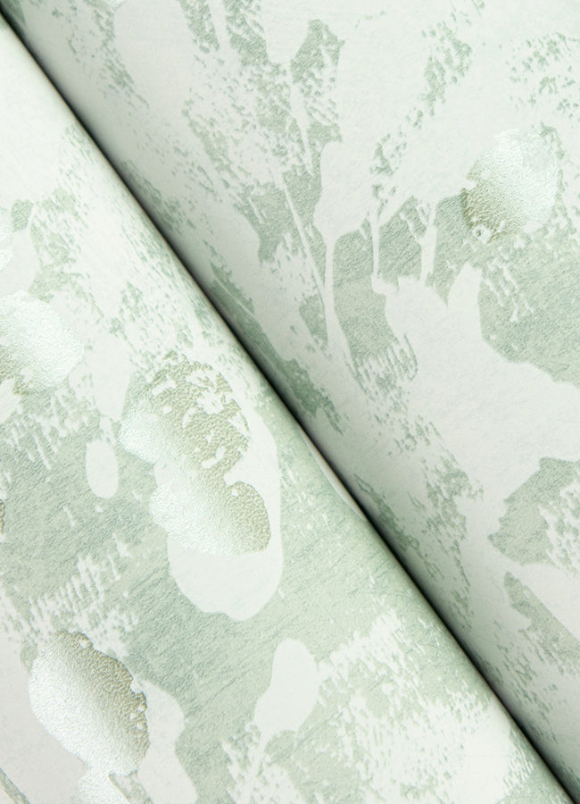 dori-light-green-painterly-floral-wallpaper-york-wallcoverings-2980-26191 - York Wallcoverings Wallpaper