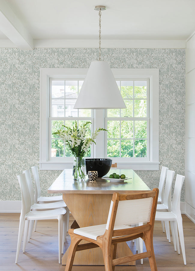dori-light-green-painterly-floral-wallpaper-york-wallcoverings-2980-26191 - York Wallcoverings Wallpaper