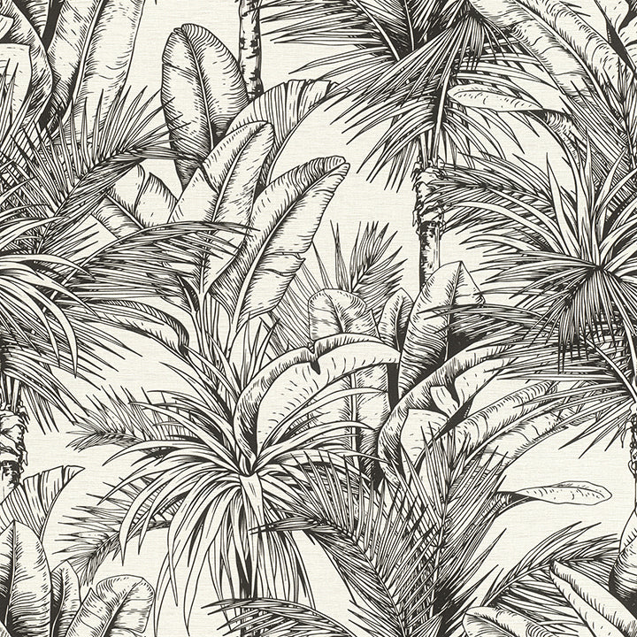 serra-white-palm-wallpaper-york-wallcoverings-2980-478013 - York Wallcoverings Wallpaper
