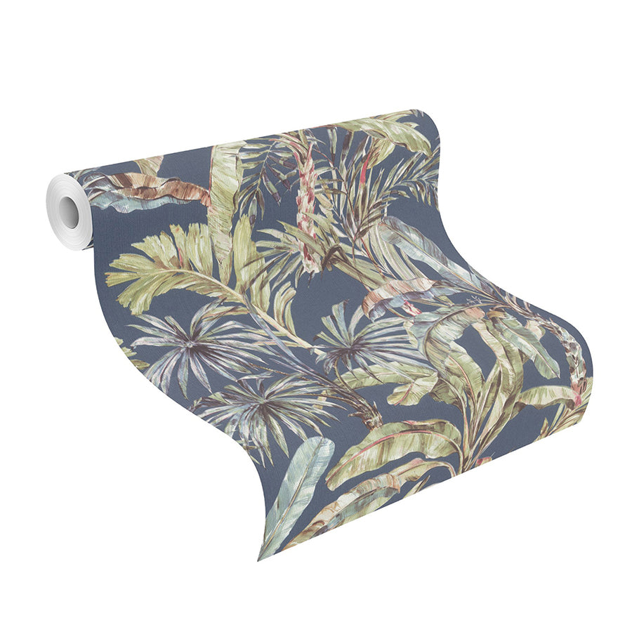 calle-blue-tropical-wallpaper-york-wallcoverings-2980-485288 - York Wallcoverings Wallpaper