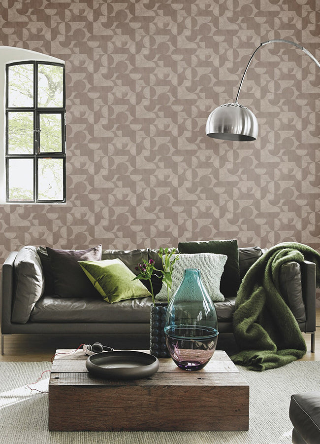 barcelo-brown-circles-wallpaper-york-wallcoverings-2980-521368 - York Wallcoverings Wallpaper