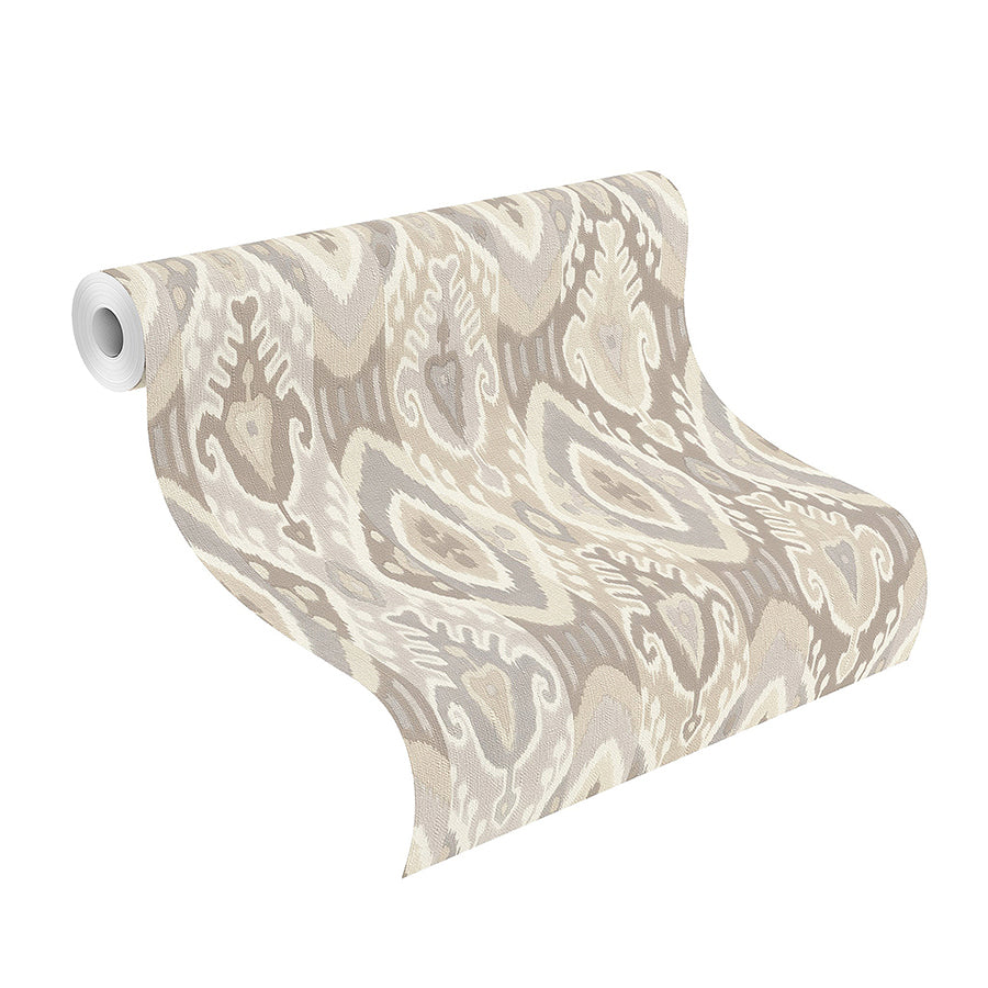 villon-light-grey-ikat-wallpaper-york-wallcoverings-2980-560558 - York Wallpaper Wallpaper