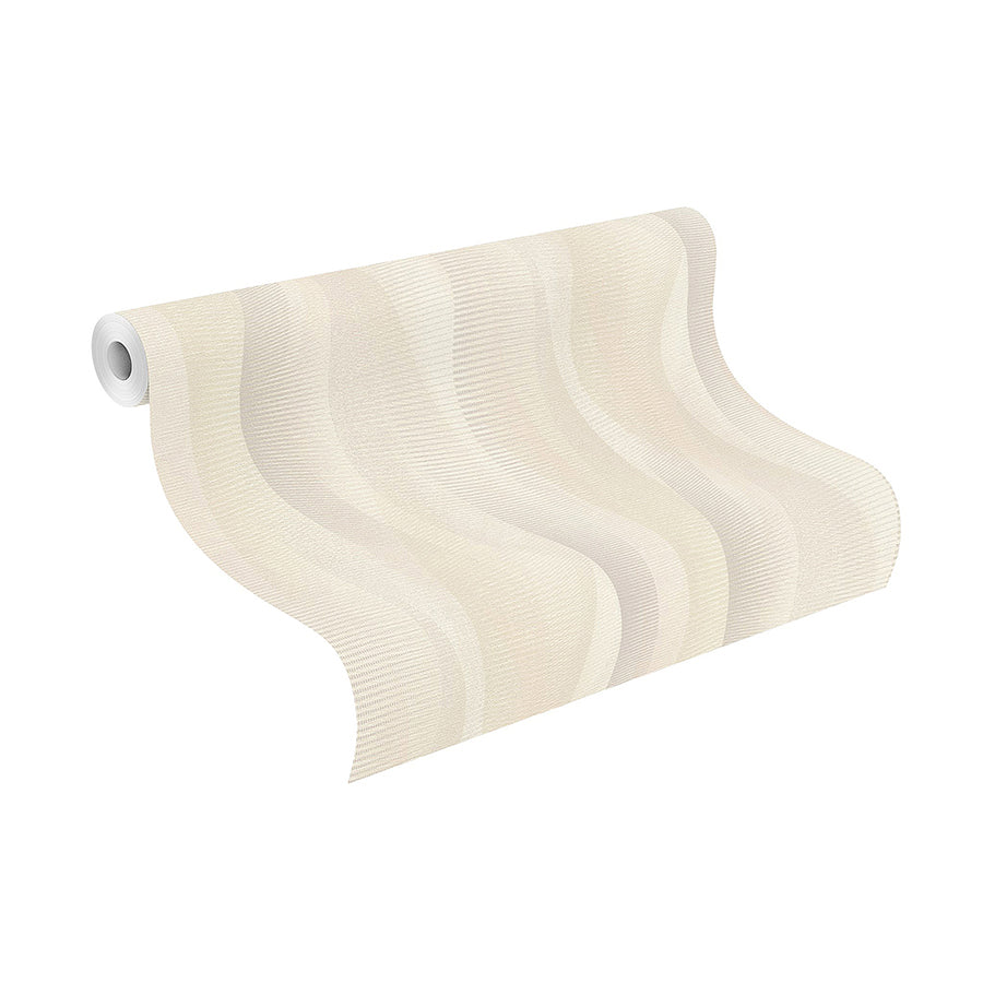 currin-neutral-wave-wallpaper-york-wallcoverings-2980-651515 - York Wallcoverings Wallpaper