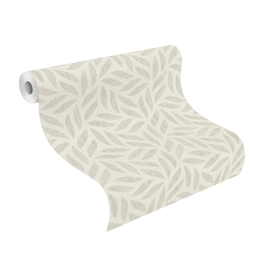 sagano-light-grey-leaf-wallpaper-york-wallcoverings-2980-704631 - York Wallcoverings Wallpaper