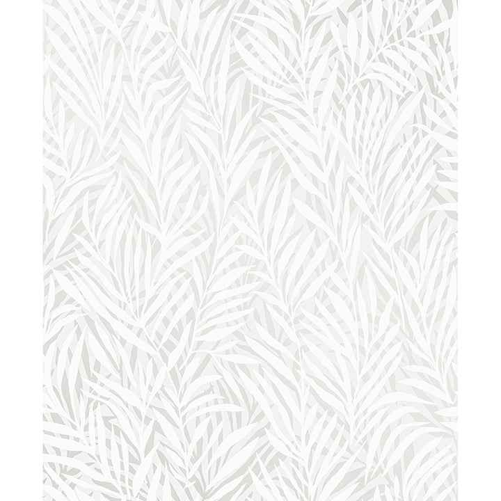Holzer White Fern Wallpaper - York Wallcoverings - 2980-M52500