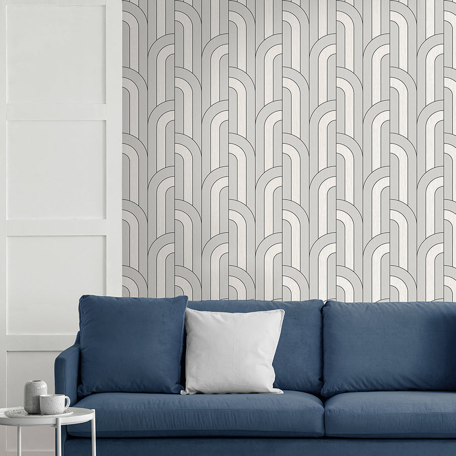 ezra-platinum-arch-wallpaper-york-wallcoverings-fd42843 - York Wallcoverings Wallpaper