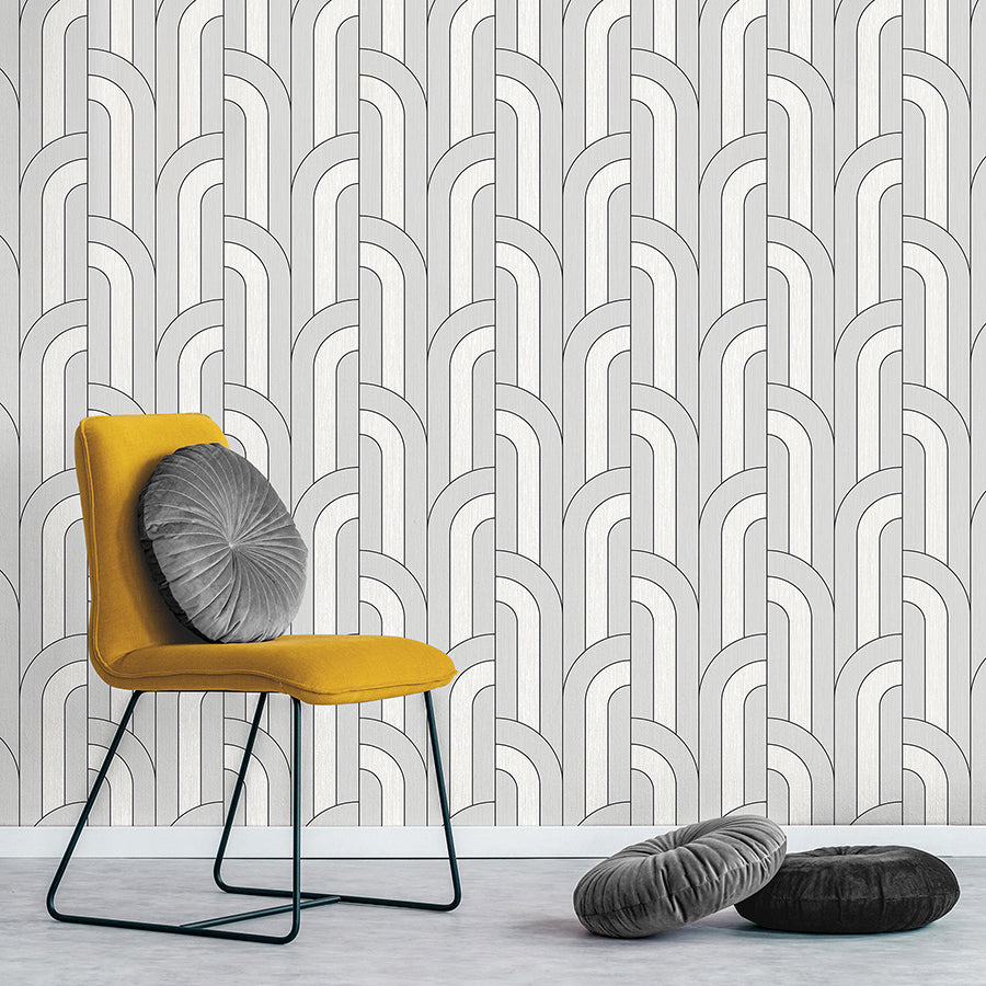 ezra-platinum-arch-wallpaper-york-wallcoverings-fd42843 - York Wallcoverings Wallpaper