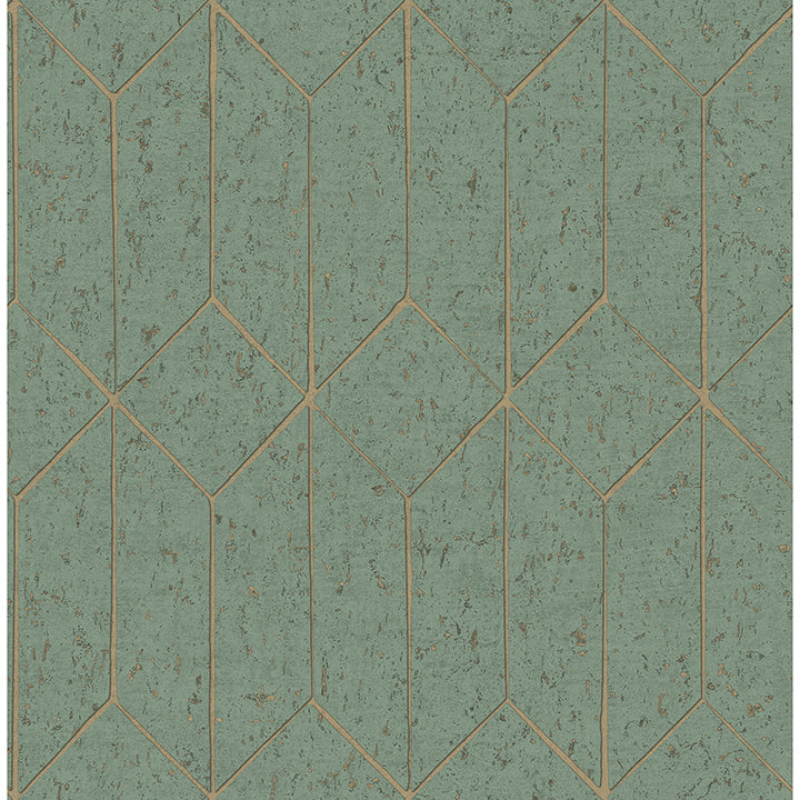 hayden-mint-concrete-trellis-wallpaper-york-wallcoverings-4125-26704 - York Wallpaper Wallpaper