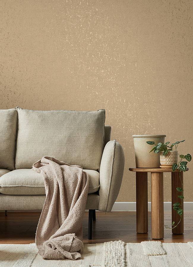 callie-light-brown-concrete-wallpaper-york-wallcoverings-4125-26710 - York Wallcoverings Wallpaper