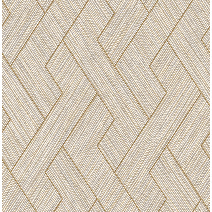 ember-taupe-geometric-basketweave-wallpaper-york-wallcoverings-4125-26730 - York Wallpaper Wallpaper