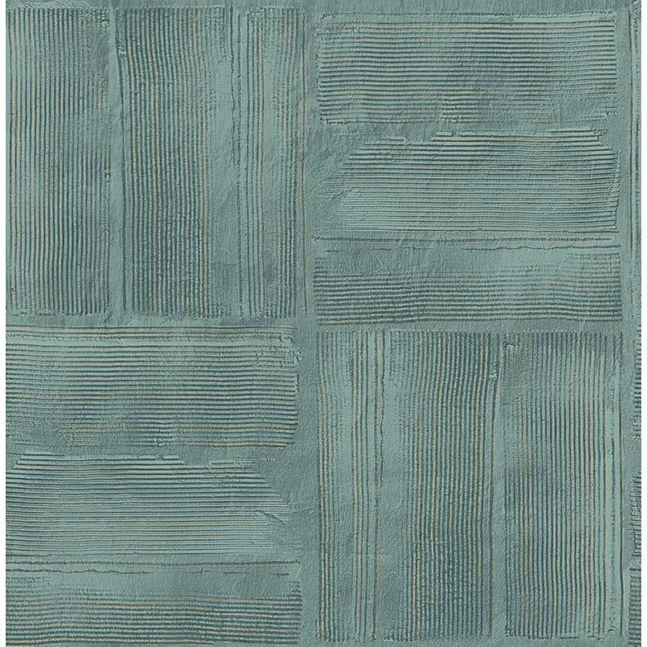 jasper-teal-block-texture-wallpaper-york-wallcoverings-4125-26737 - York Wallcoverings Wallpaper