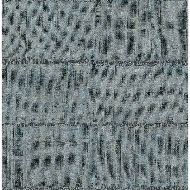 Blake Denim Texture Stripe Wallpaper - York Wallcoverings - 4125-26742 - York Wallcoverings Wallpaper
