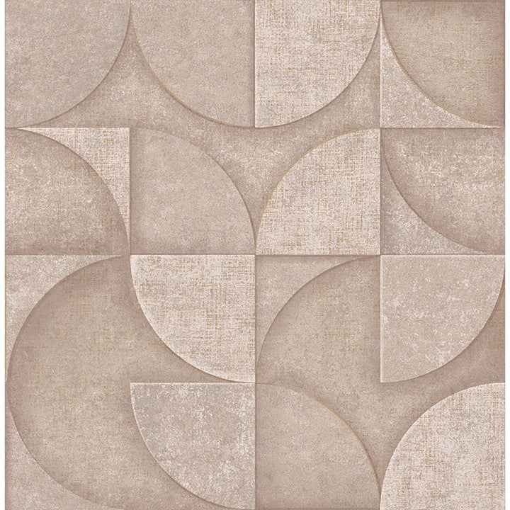 Addison Blush Retro Geo Wallpaper - York Wallcoverings - 4125-26748 - York Wallcoverings Wallpaper