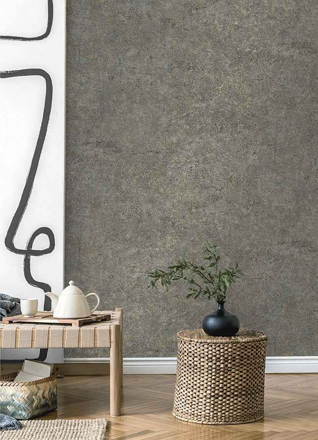 Colt Charcoal Cement Wallpaper - York Wallcoverings - 4125-26754 - York Wallcoverings Wallpaper