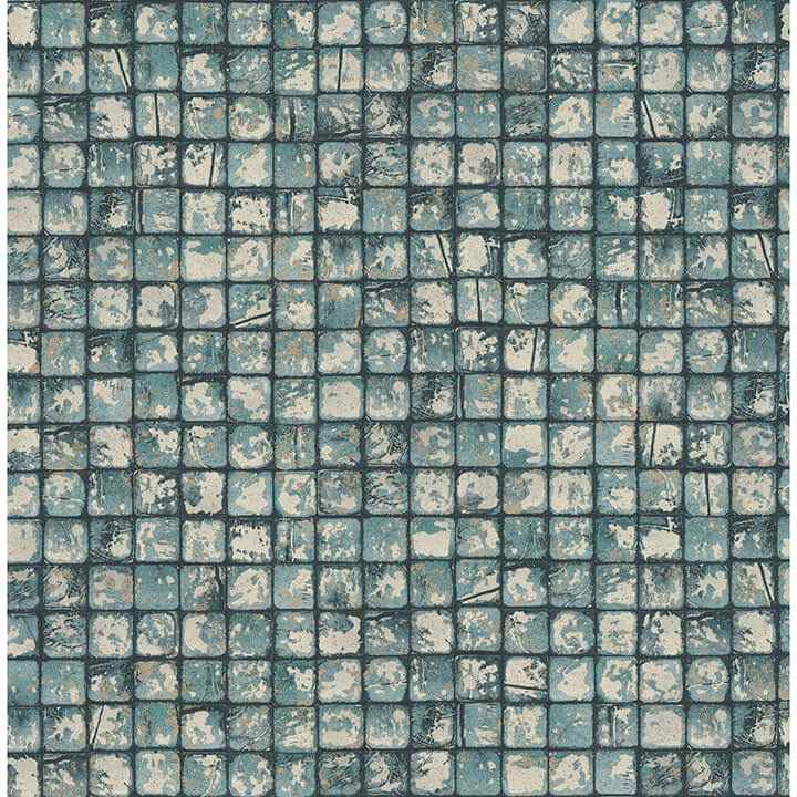 Kingsley Blue Tiled Wallpaper - York Wallcoverings - 4125-26758 - York Wallcoverings Wallpaper