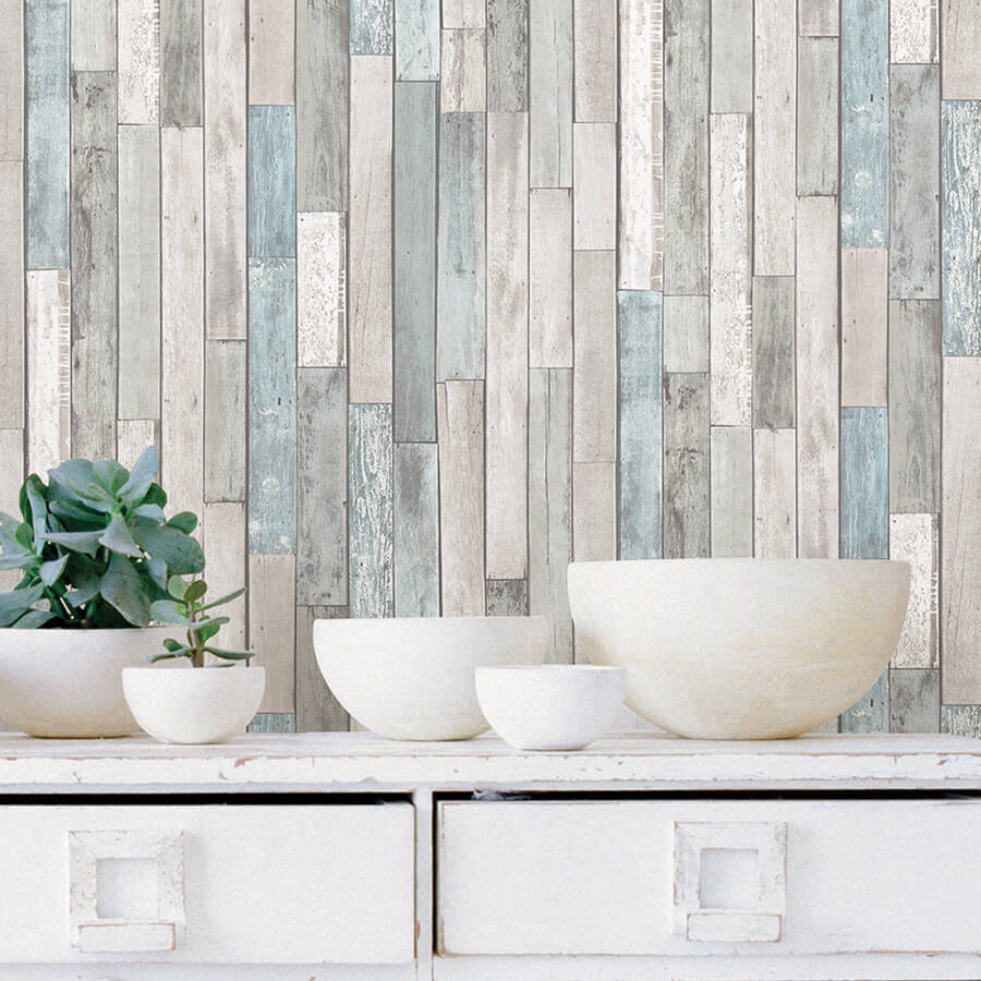 weathered-plank-caspian-peel-and-stick-wallpaper-york-wallcoverings-nus4224 - York Wallcoverings Wallpaper