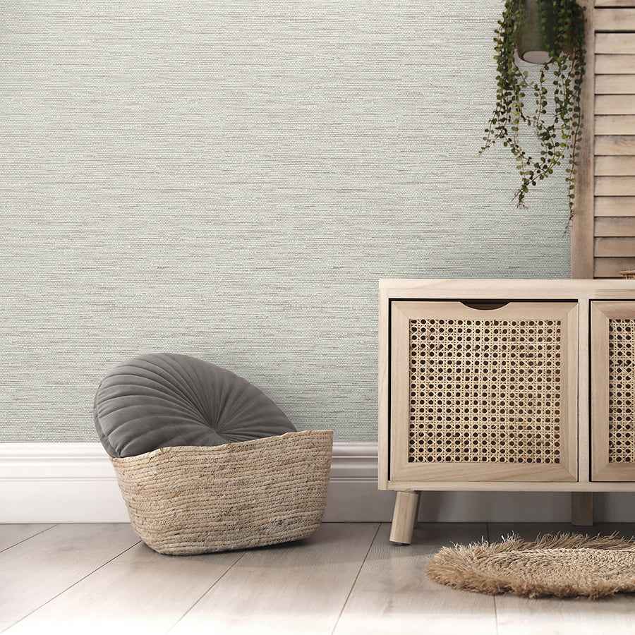 Mephi Natural Grasscloth Wallpaper - York Wallcoverings - FD43158 - York Wallcoverings Wallpaper