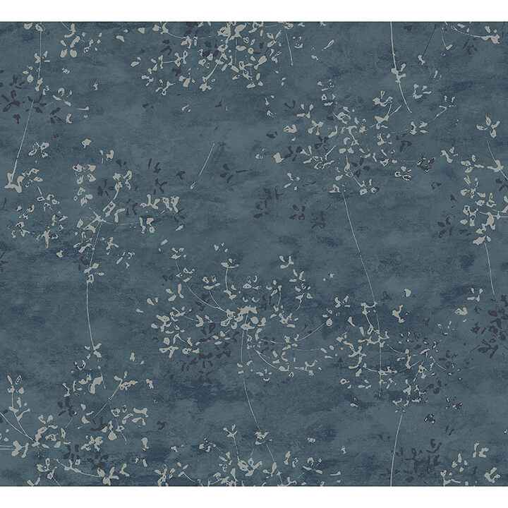 Arian Blue Inkburst Wallpaper - York Wallcoverings - 4105-86429