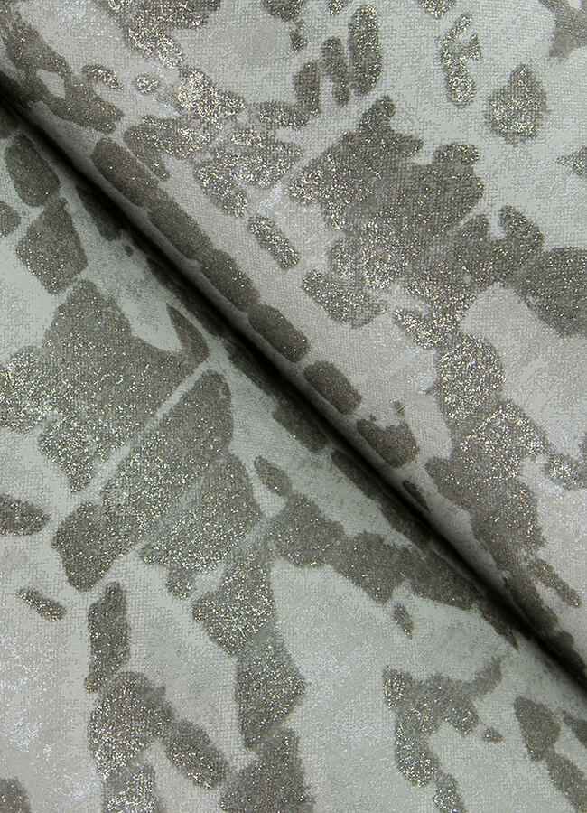 Helene Pewter Glitter Geometric Wallpaper - York Wallcoverings - 4105-86621 - York Wallcoverings Wallpaper
