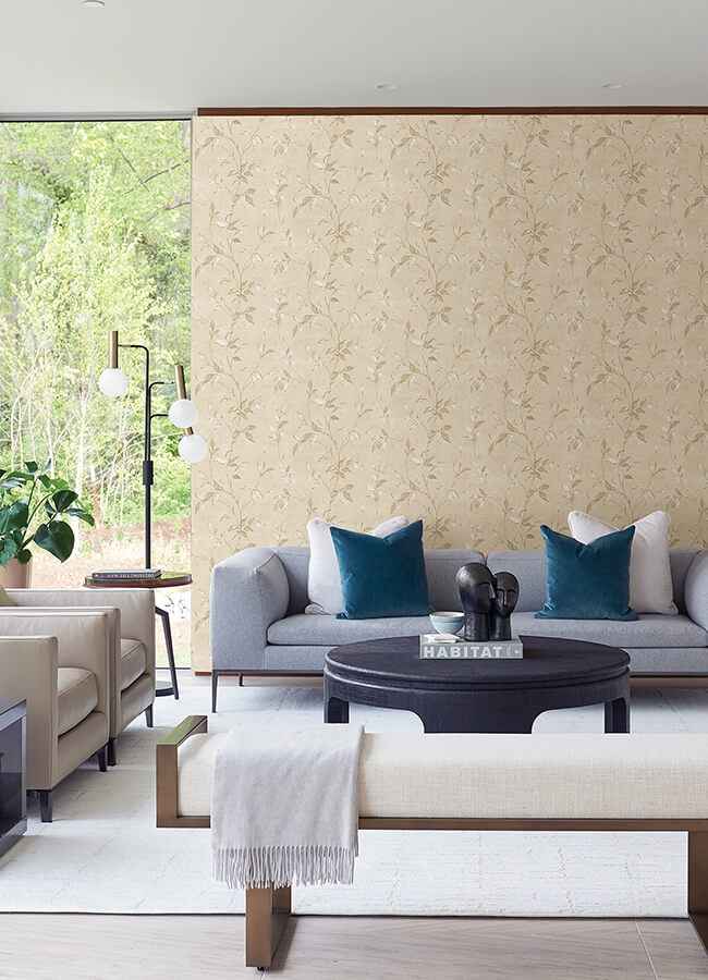 Kupari Gold Trail Wallpaper - York Wallcoverings - 4105-86643 - York Wallcoverings Wallpaper