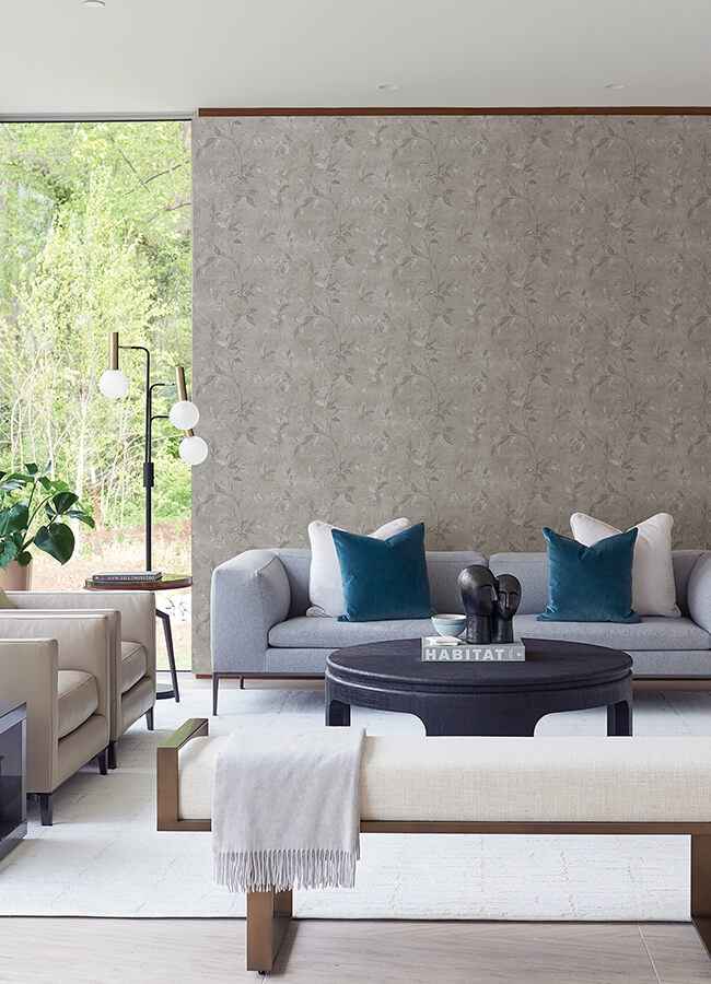 Kupari Silver Trail Wallpaper - York Wallcoverings - 4105-86644 - York Wallcoverings Wallpaper