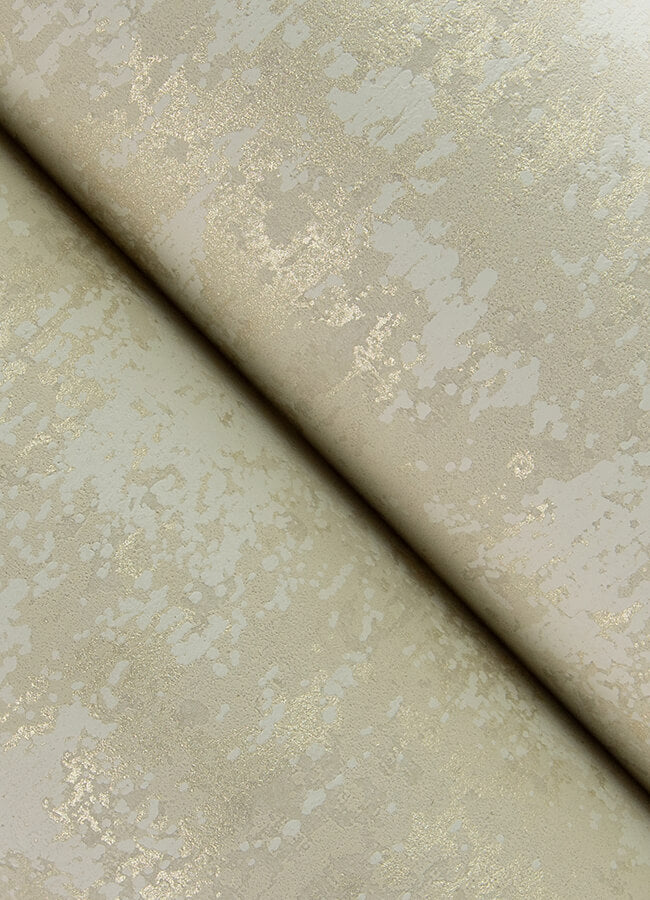 haliya-champagne-metallic-plaster-wallpaper-york-wallcoverings-4105-86659 - York Wallcoverings Papel pintado