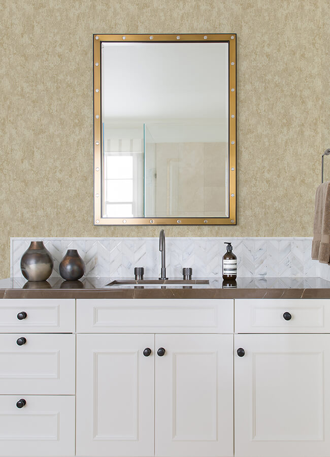 haliya-champagne-metallic-plaster-wallpaper-york-wallcoverings-4105-86659 - York Wallcoverings Papel pintado