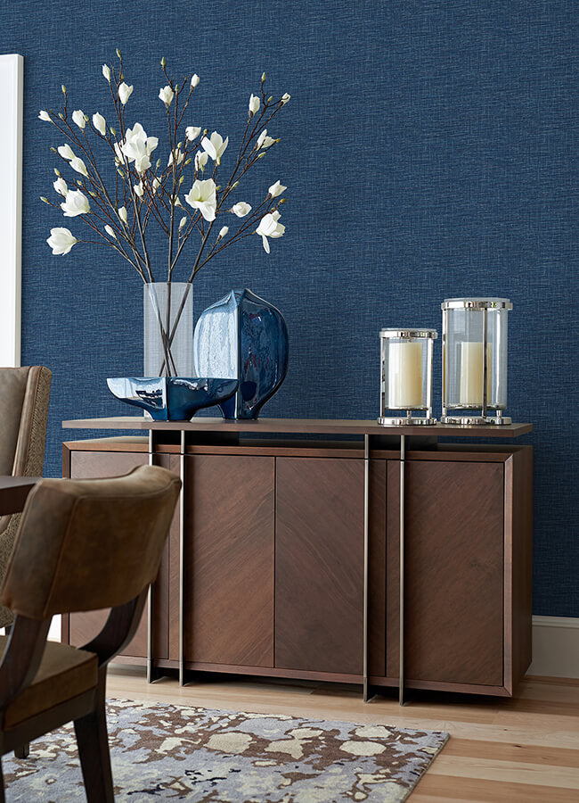 exhale-dark-blue-texture-wallpaper-york-wallcoverings-4046-24120 - York Wallcoverings Wallpaper
