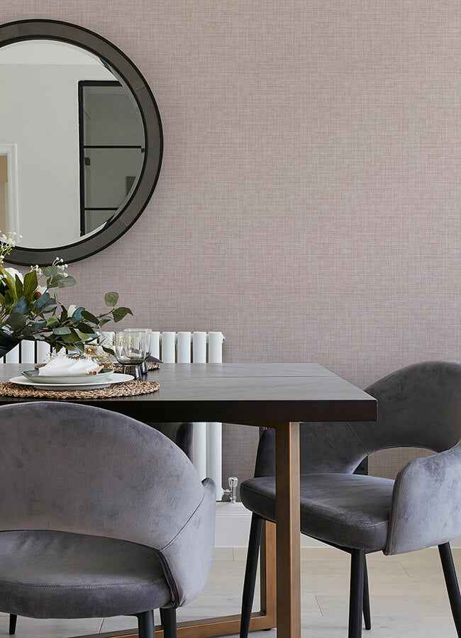 Tuckernuck Pink Linen Wallpaper - York Wallcoverings - 4046-24272 - York Wallcoverings Wallpaper