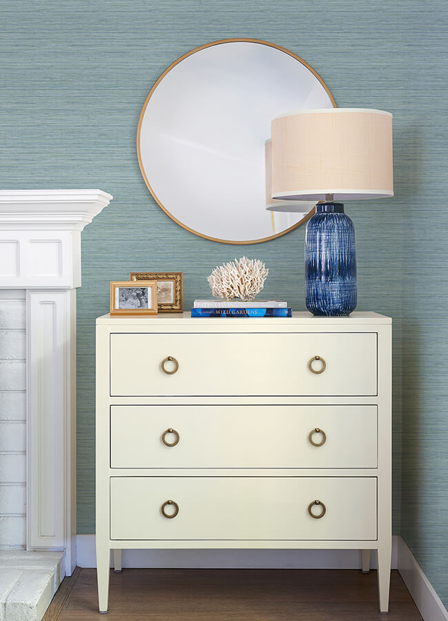 barnaby-light-blue-texture-wallpaper-york-wallcoverings-4046-25961 - York Wallcoverings Wallpaper