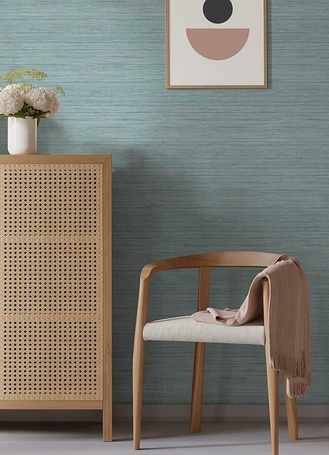barnaby-light-blue-texture-wallpaper-york-wallcoverings-4046-25961 - York Wallcoverings Wallpaper