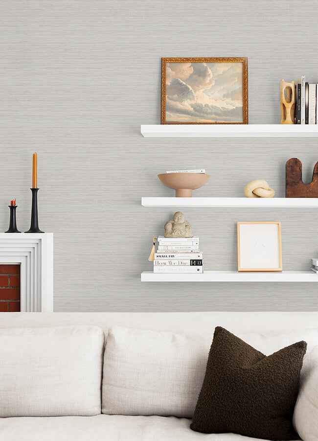 Barnaby Off White Texture Wallpaper - York Wallcoverings - 4046-25962 - York Wallcoverings Wallpaper