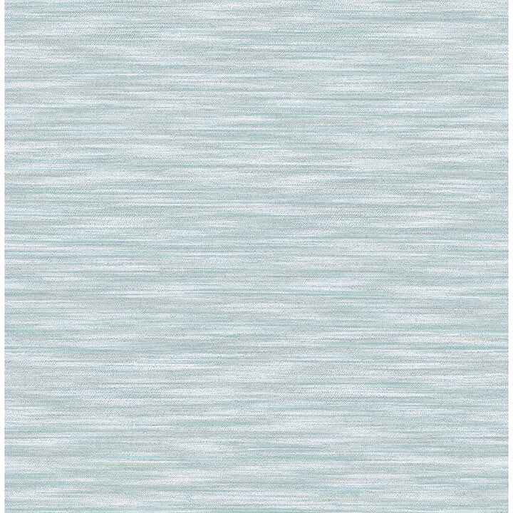 Benson Light Blue Faux Fabric Wallpaper - York Wallcoverings - 4046-26153 - York Wallcoverings Wallpaper