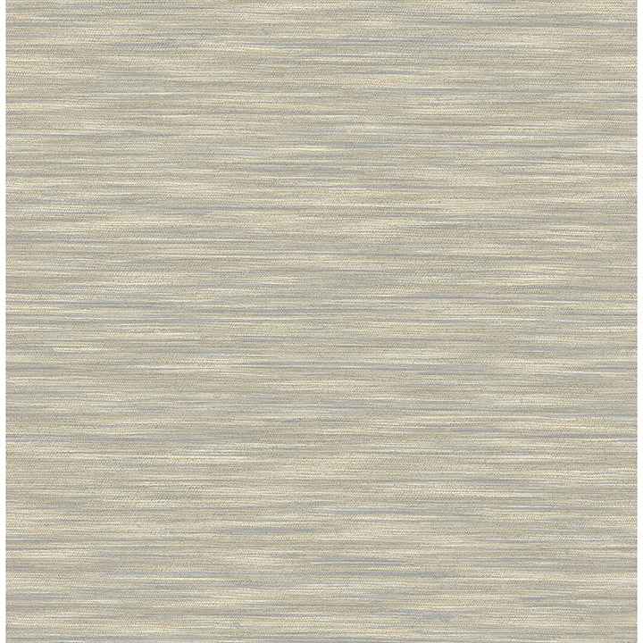 Benson Taupe Faux Fabric Wallpaper - York Wallcoverings - 4046-26155 - York Wallcoverings Wallpaper