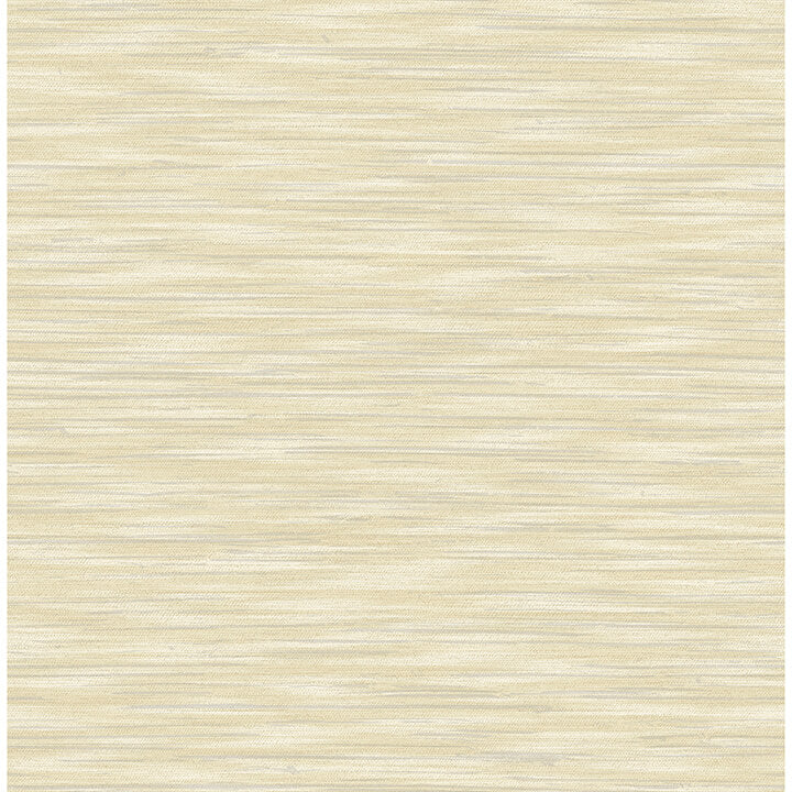 benson-yellow-faux-fabric-wallpaper-york-wallcoverings-4046-26156 - York Wallcoverings Papel pintado