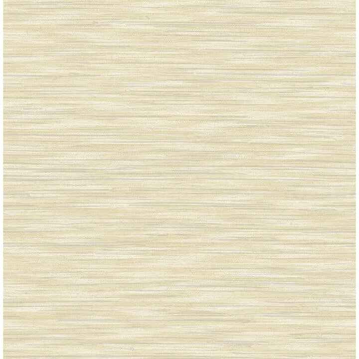 Benson Yellow Faux Fabric Wallpaper - York Wallcoverings - 4046-26156
