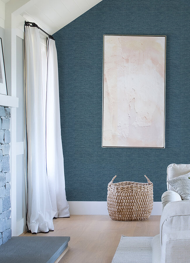 exhale-denim-texture-wallpaper-york-wallcoverings-4046-26460 - York Wallcoverings Papel pintado