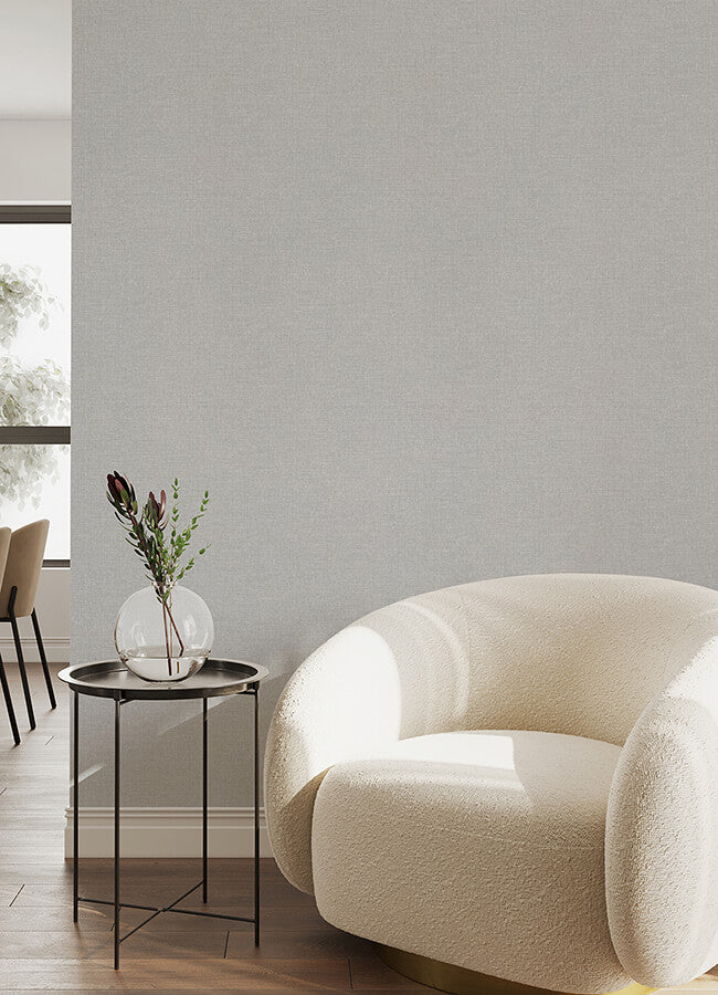 glen-light-grey-texture-wallpaper-york-wallcoverings-4046-m1694 - York Wallcoverings Wallpaper