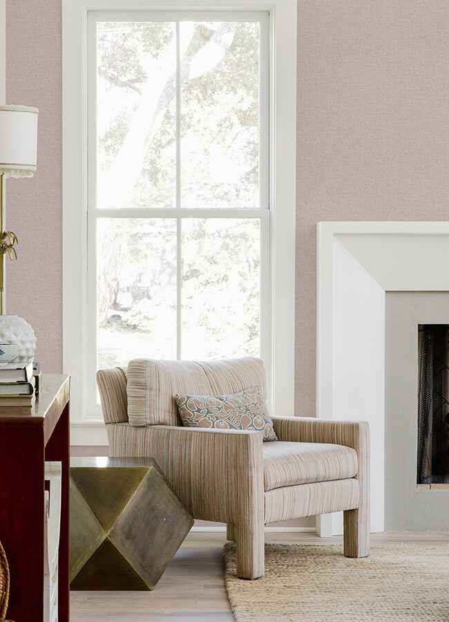 Glen Pink Texture Wallpaper - York Wallcoverings - 4046-M1699 - York Wallcoverings Wallpaper