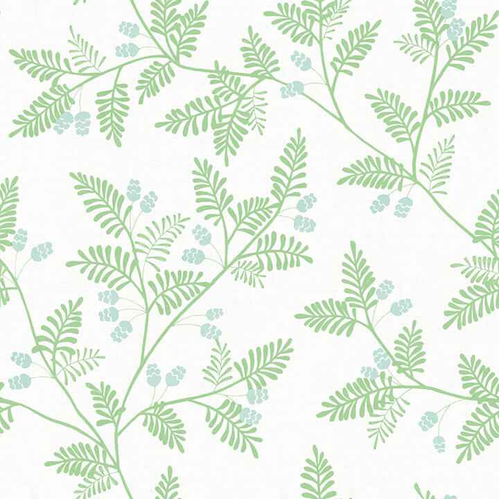 Ardell Light Green Botanical Wallpaper - York Wallcoverings - 4074-26600