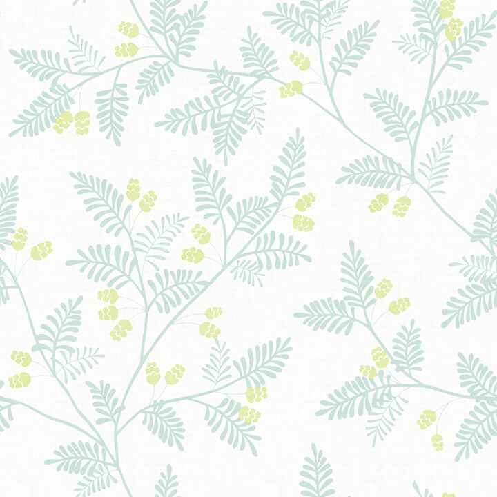 Ardell Seafoam Botanical Wallpaper - York Wallcoverings - 4074-26601