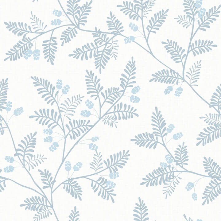 ardell-light-blue-botanical-wallpaper-york-wallcoverings-4074-26602 - York Wallcoverings Wallpaper